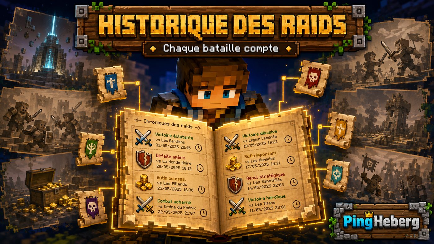 Historique des raids (/f history)