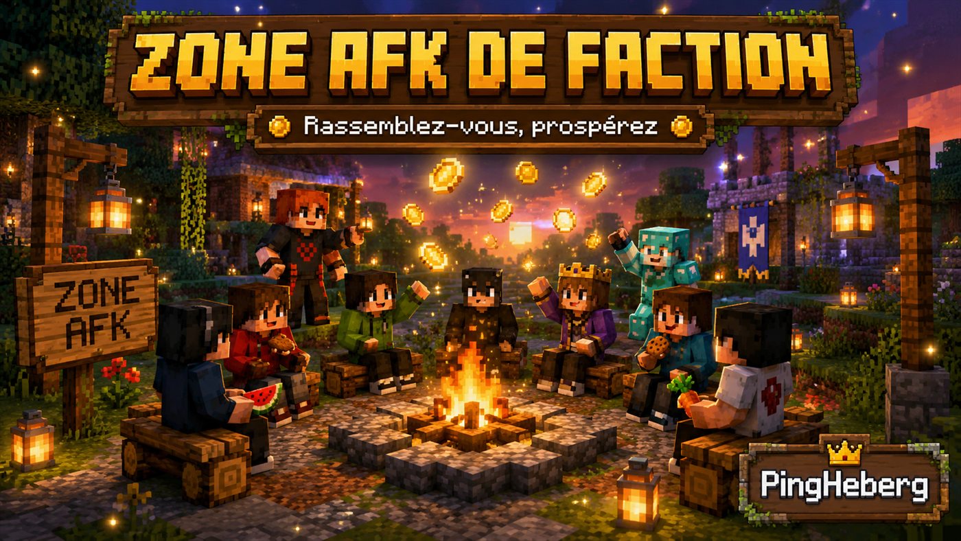 Zone AFK de faction (/f afk set)