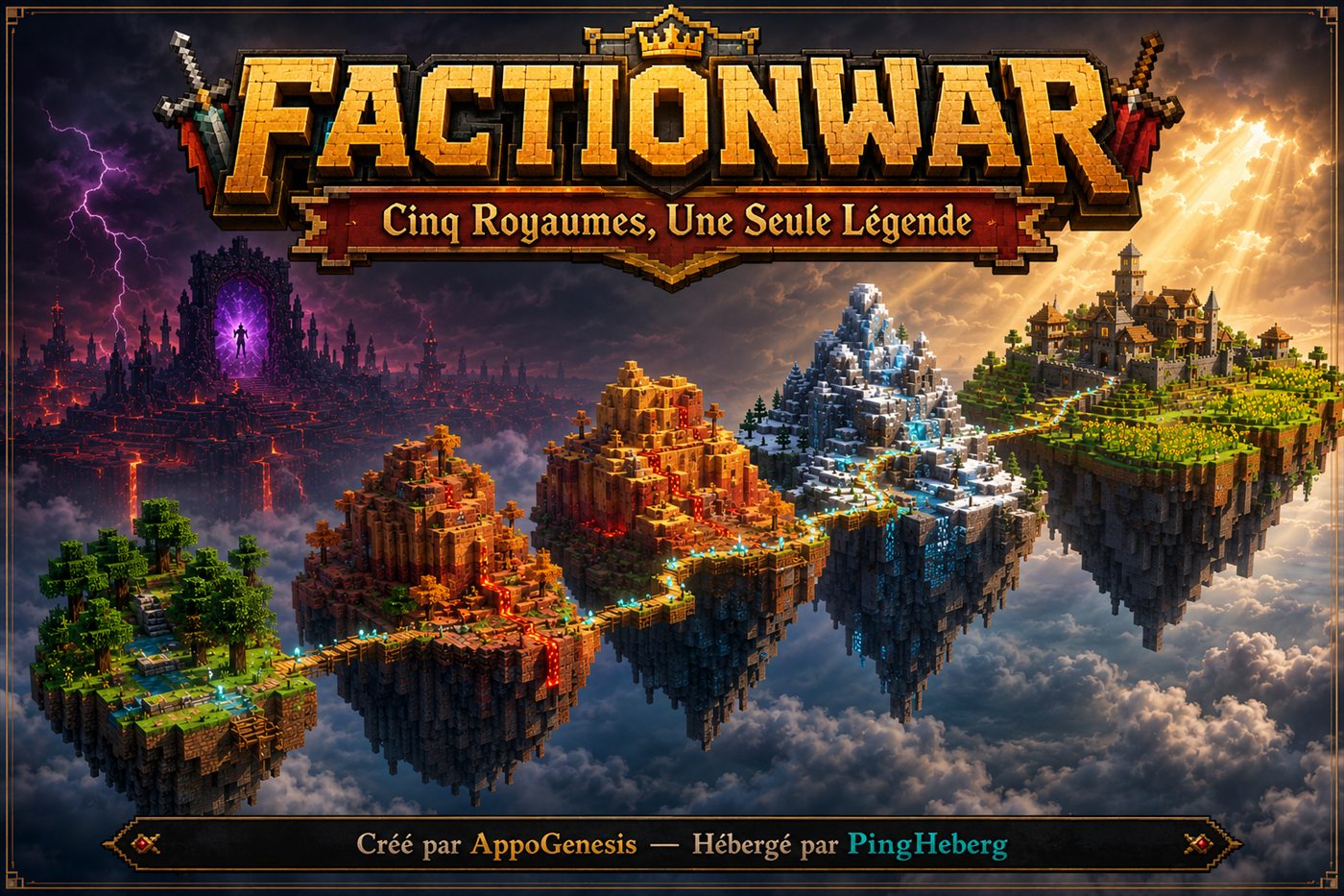 FactionWar — Cinq Royaumes, Une Seule Légende