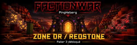 Zone Or / Redstone — Palier 3